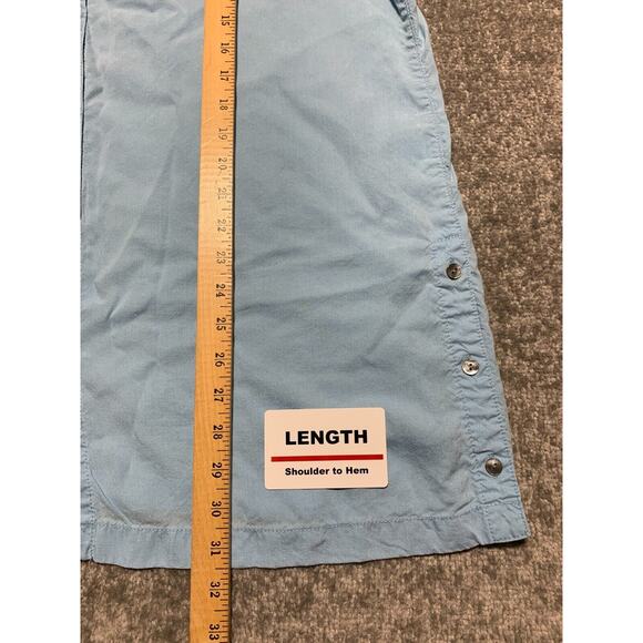 J.Jill Pure Jill Button Up Top Women Size XL Blue 100% Lyocel Long Sleeve - Picture 12 of 13